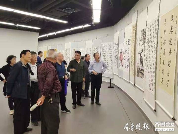 聊城举办《盛世笔歌》庆祝新中国成立70周年书画作品展